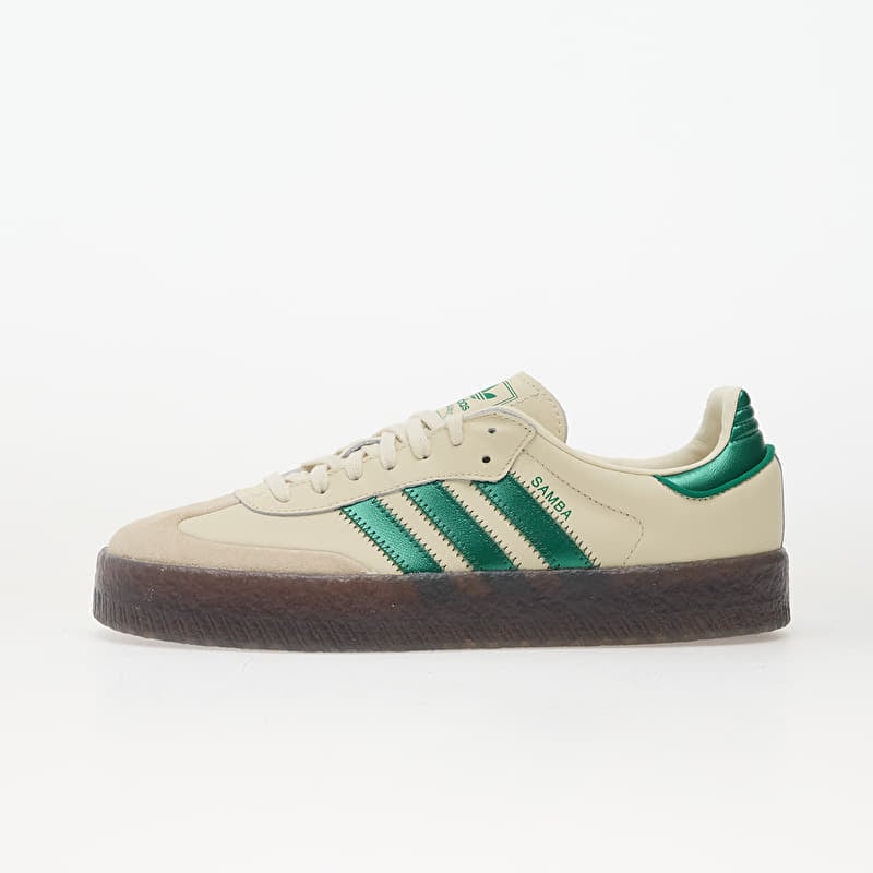 adidas Sambae Cream White/ Bold Green/ Collegiate Green