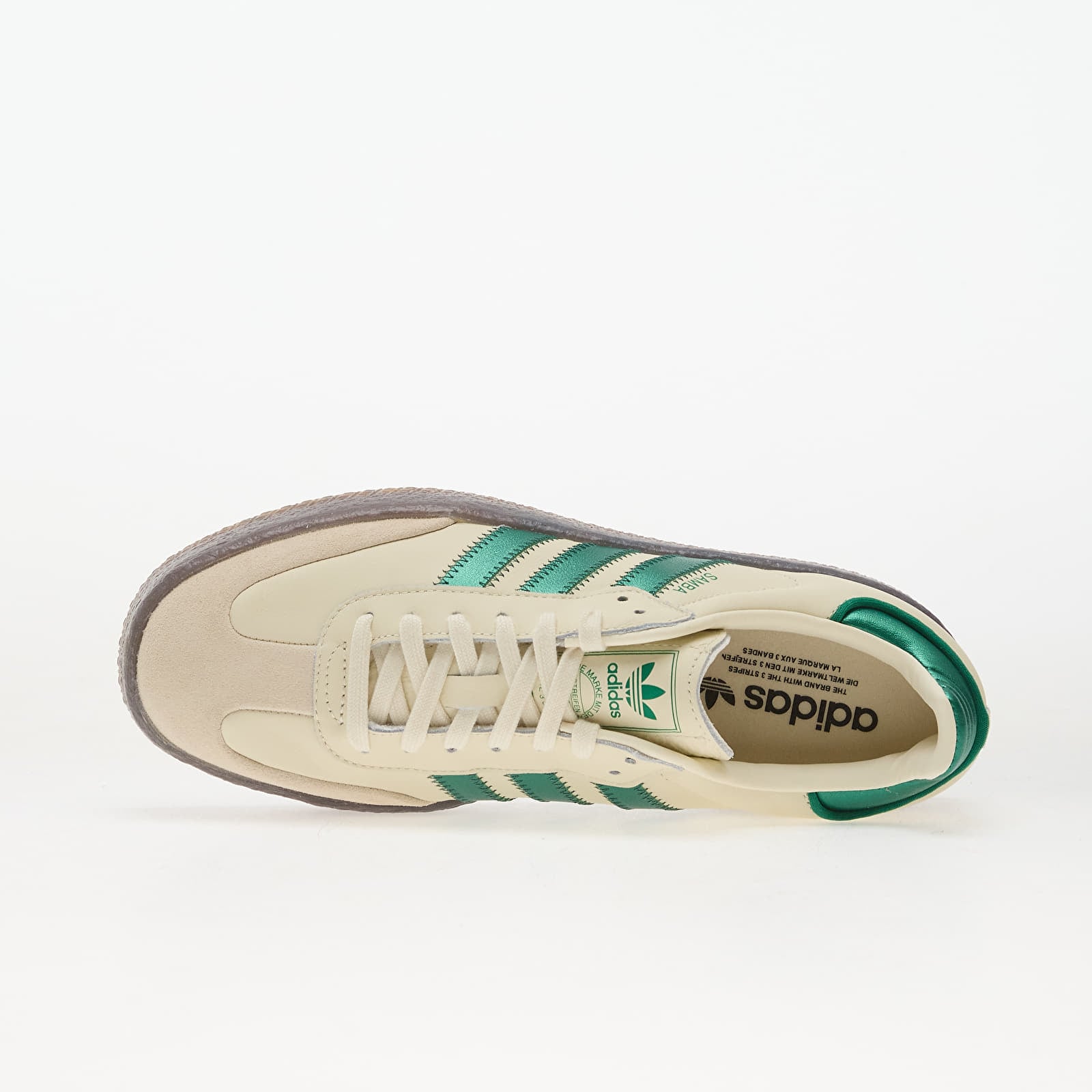 Chaussures et baskets femme adidas Sambae Cream White/ Bold Green/ Collegiate Green