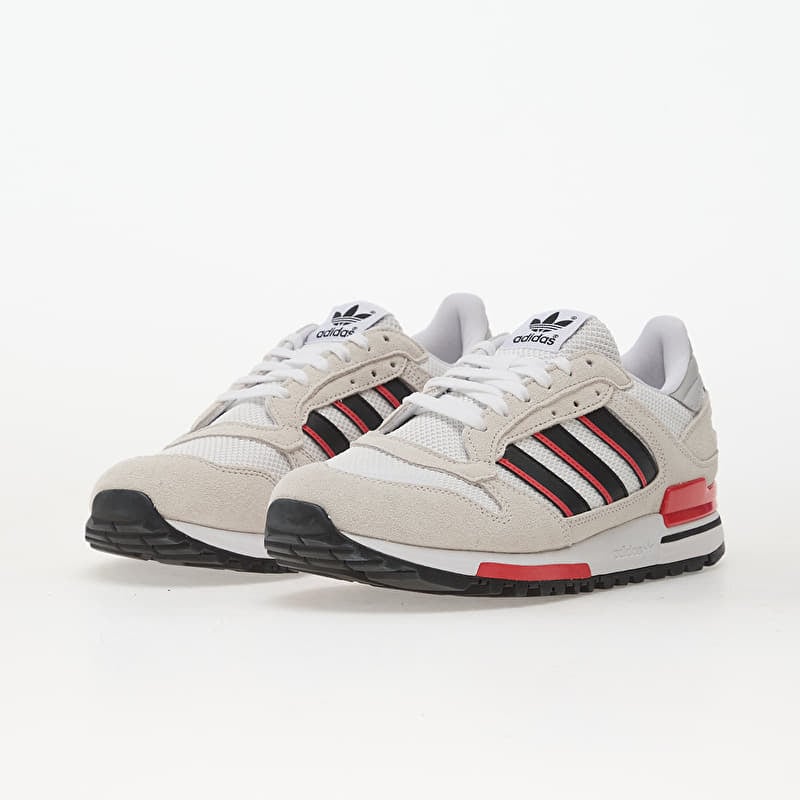 adidas Zx 600 Ftwr White/ Core Black/ Semi Lucid Red | Queens