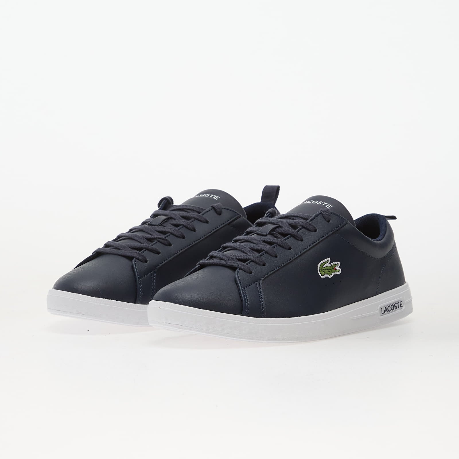 Încălțăminte și sneakerși pentru bărbați LACOSTE Court Base Navy/ White