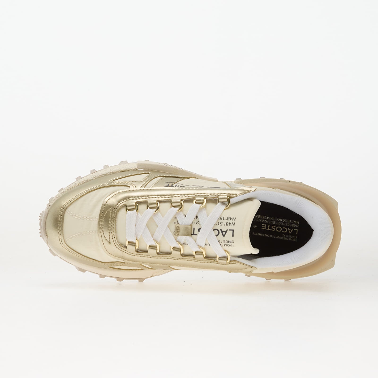 Moteriški sportiniai bateliai ir avalynė LACOSTE Elite Active White/ Gold
