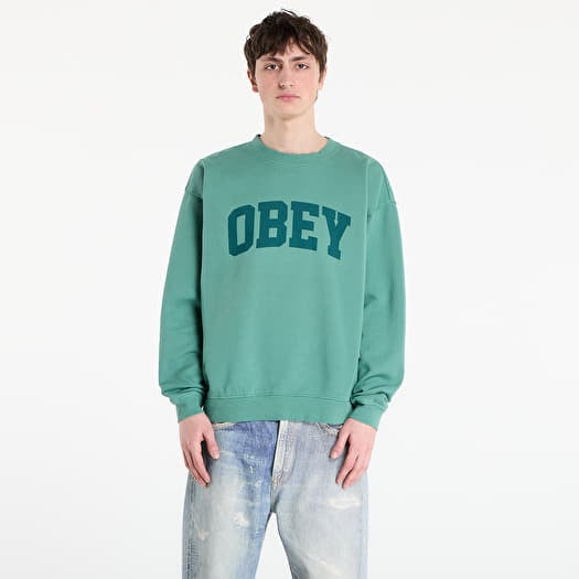 Hoodica OBEY Collegiate Pigment Crew Pigment Rainforest