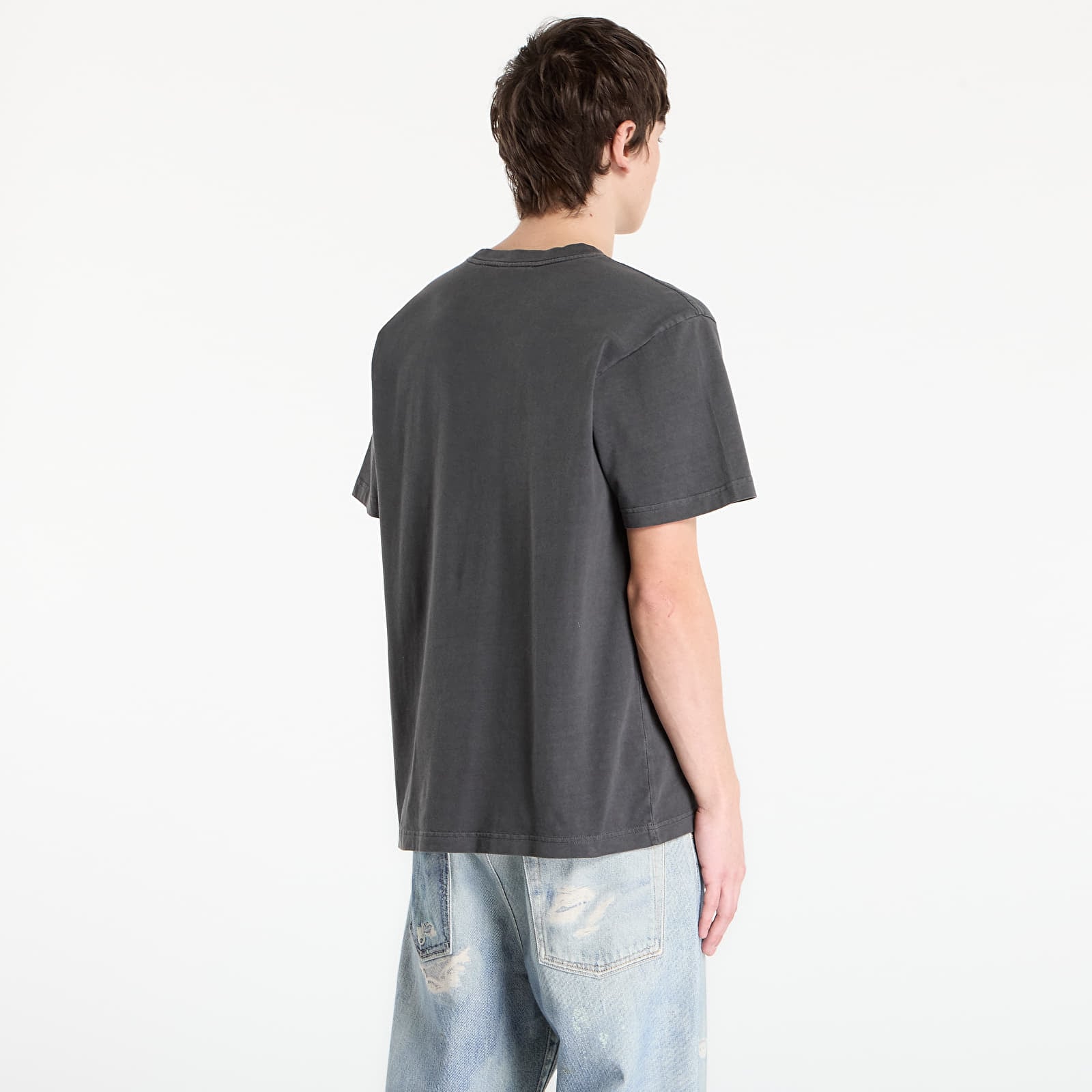 T-Shirts Männer OBEY Collegiate Pigment Tee Pigment Stretch Limo