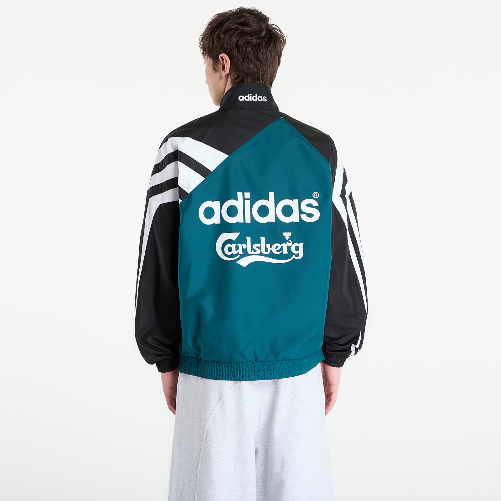 Sweatshirts til mænd adidas Liverpool Fc Track Top 95 Rich Green/ Black