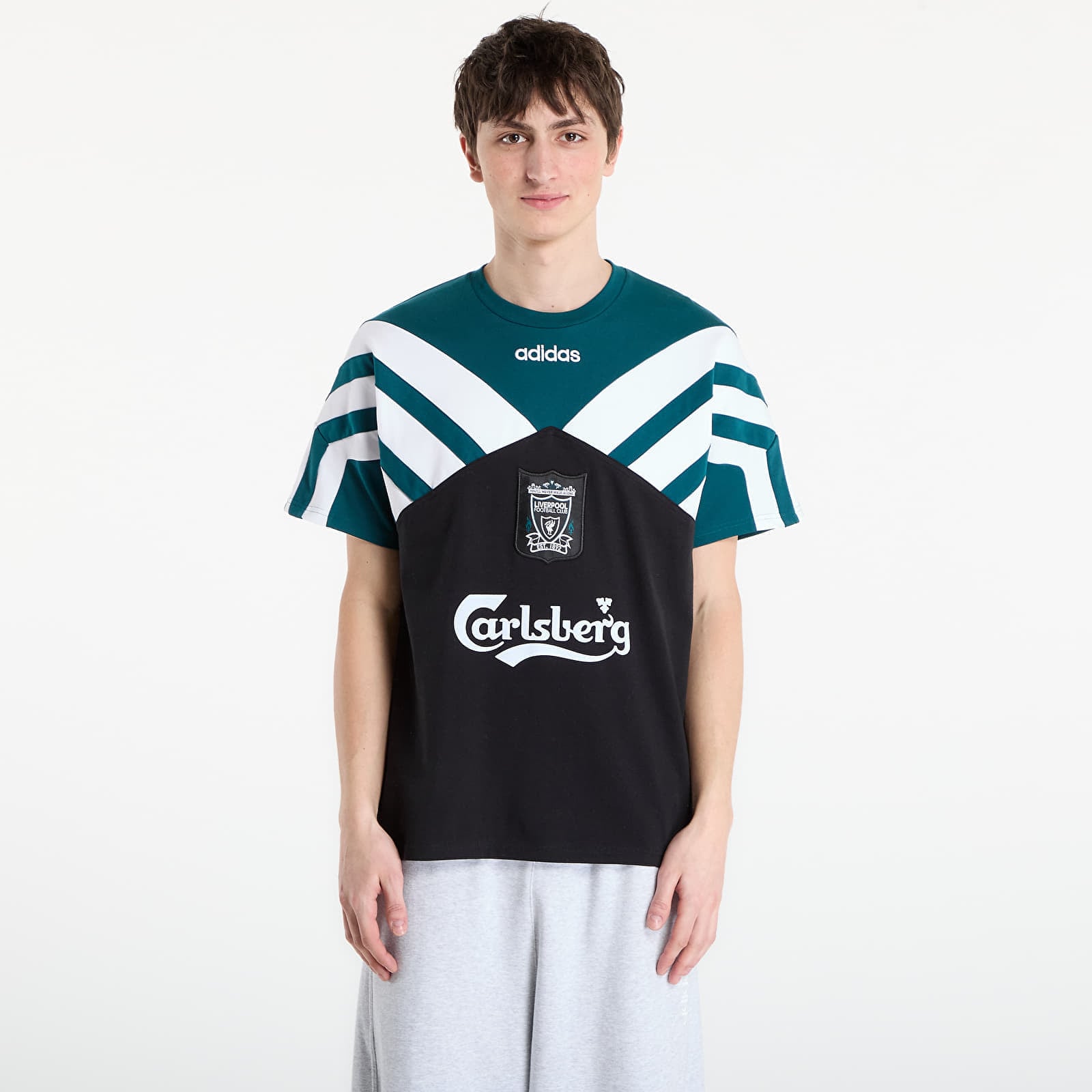 T-shirt adidas Liverpool Fc T-Shirt 95 Black/ Rich Green S