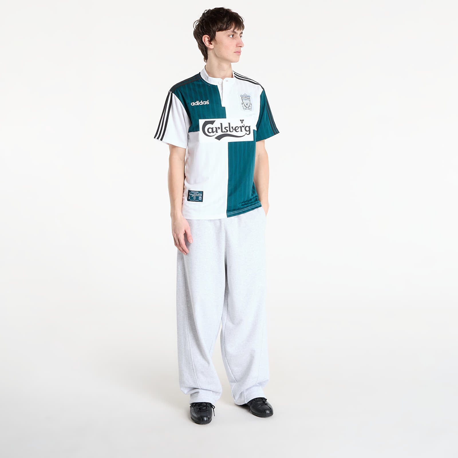 Trøjer til mænd adidas Liverpool Fc Away Jersey 95 White/ Rich Green