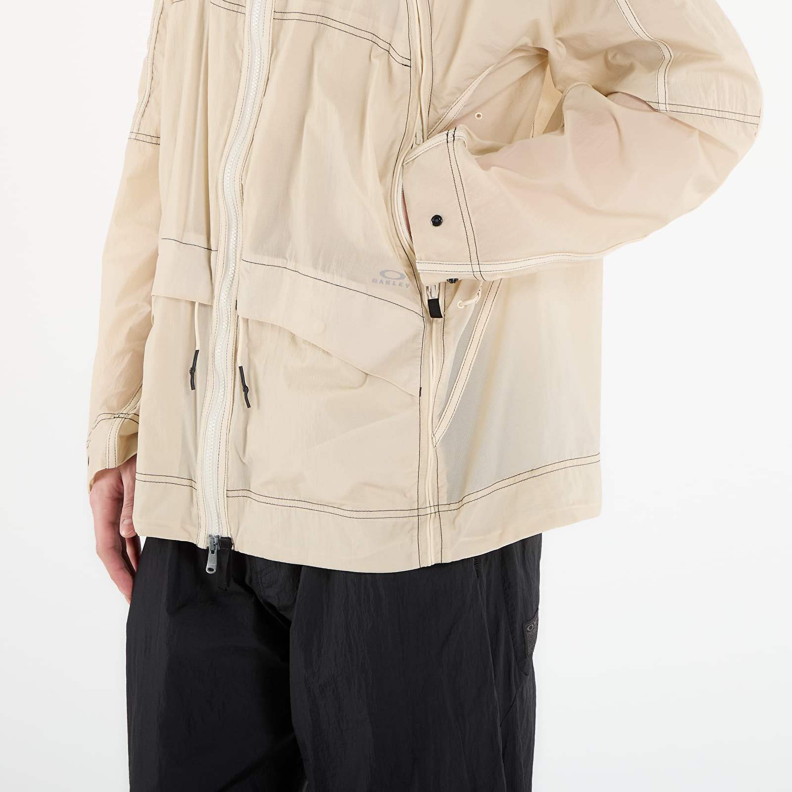 Pánske bundy Oakley Latitude Veil Flow Jacket Mist