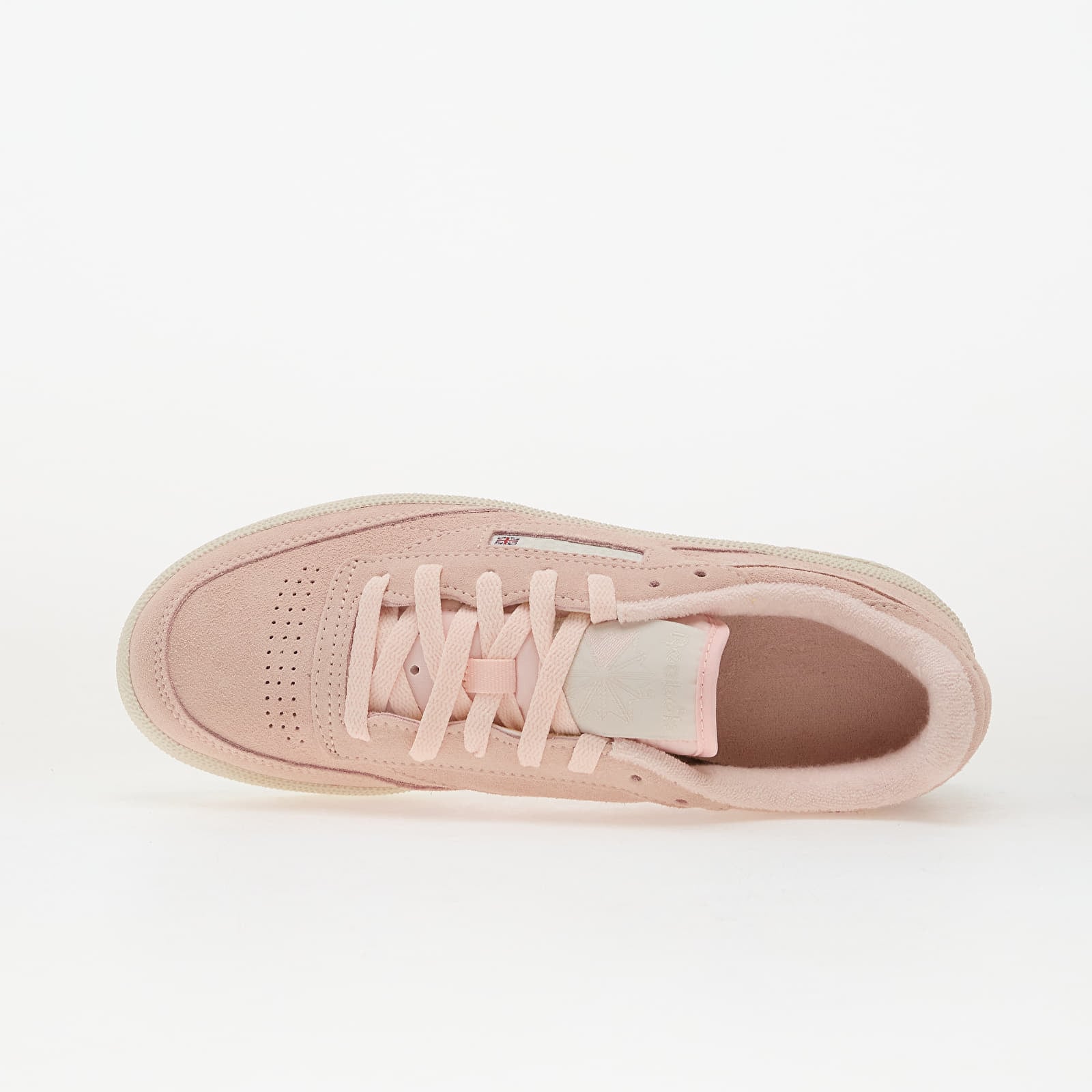 Vīriešu čības un apavi Reebok Club C 85 Chalk/ Pure Pink/ Alabaster