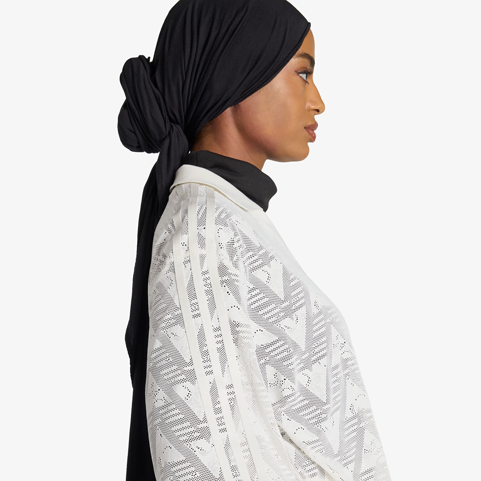 Sieviešu krekliņi adidas Lace Jersey Cloud White