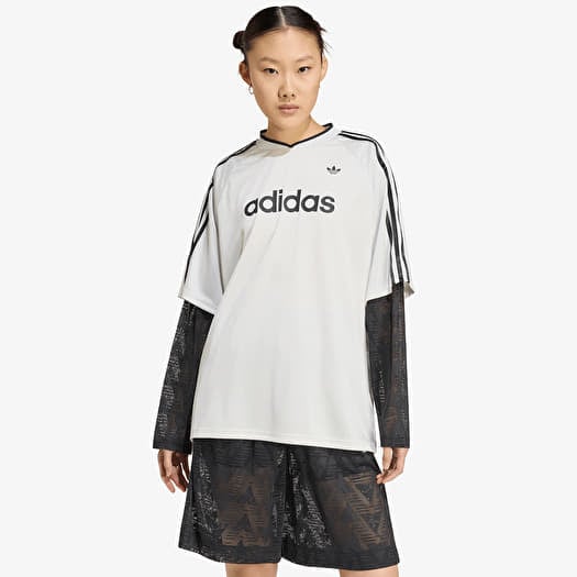 Matchtröja adidas Lace Long-Sleeve Jersey Cloud White
