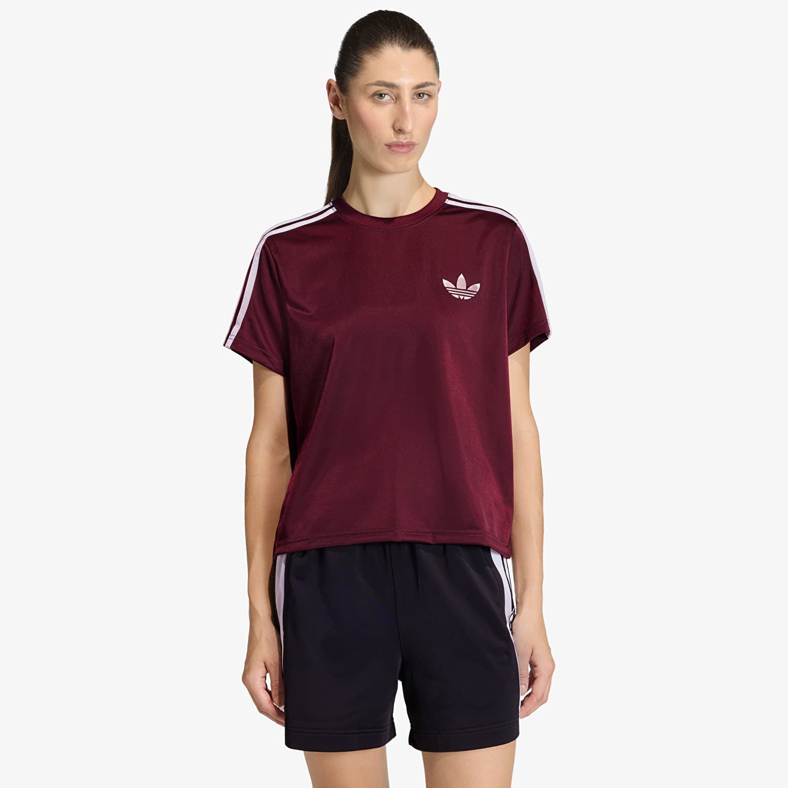 T-shirt adidas Firebird Tee Maroon/ Off White M