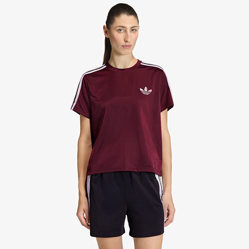 Tričko adidas Firebird T-Shirt Maroon/ Off White