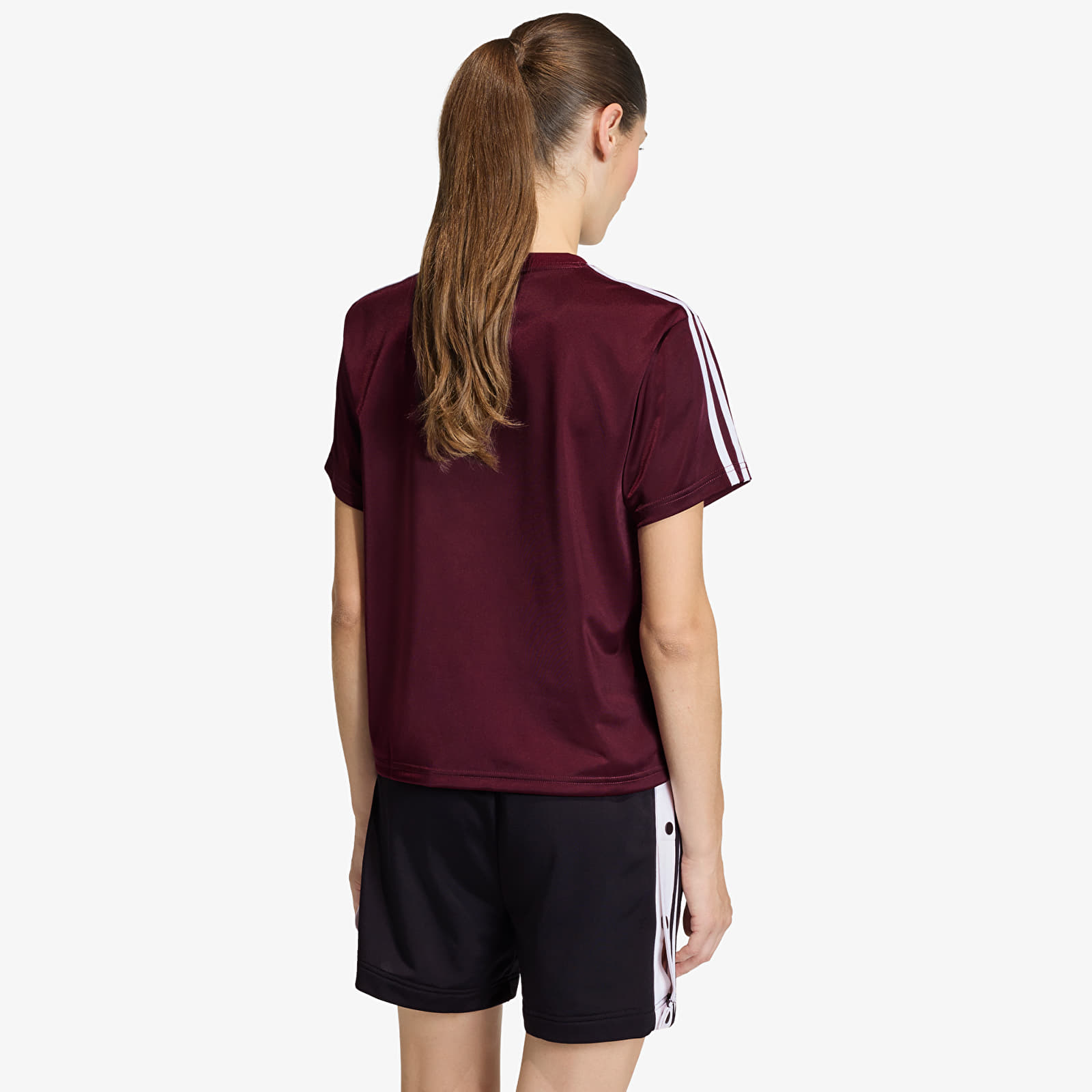 Sieviešu T-krekli adidas Firebird Tee Maroon/ Off White