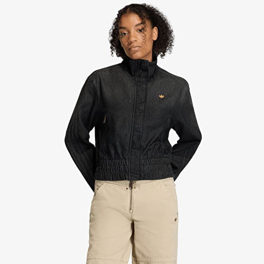 Jakna adidas Essentials Denim Track Top True Black Denim