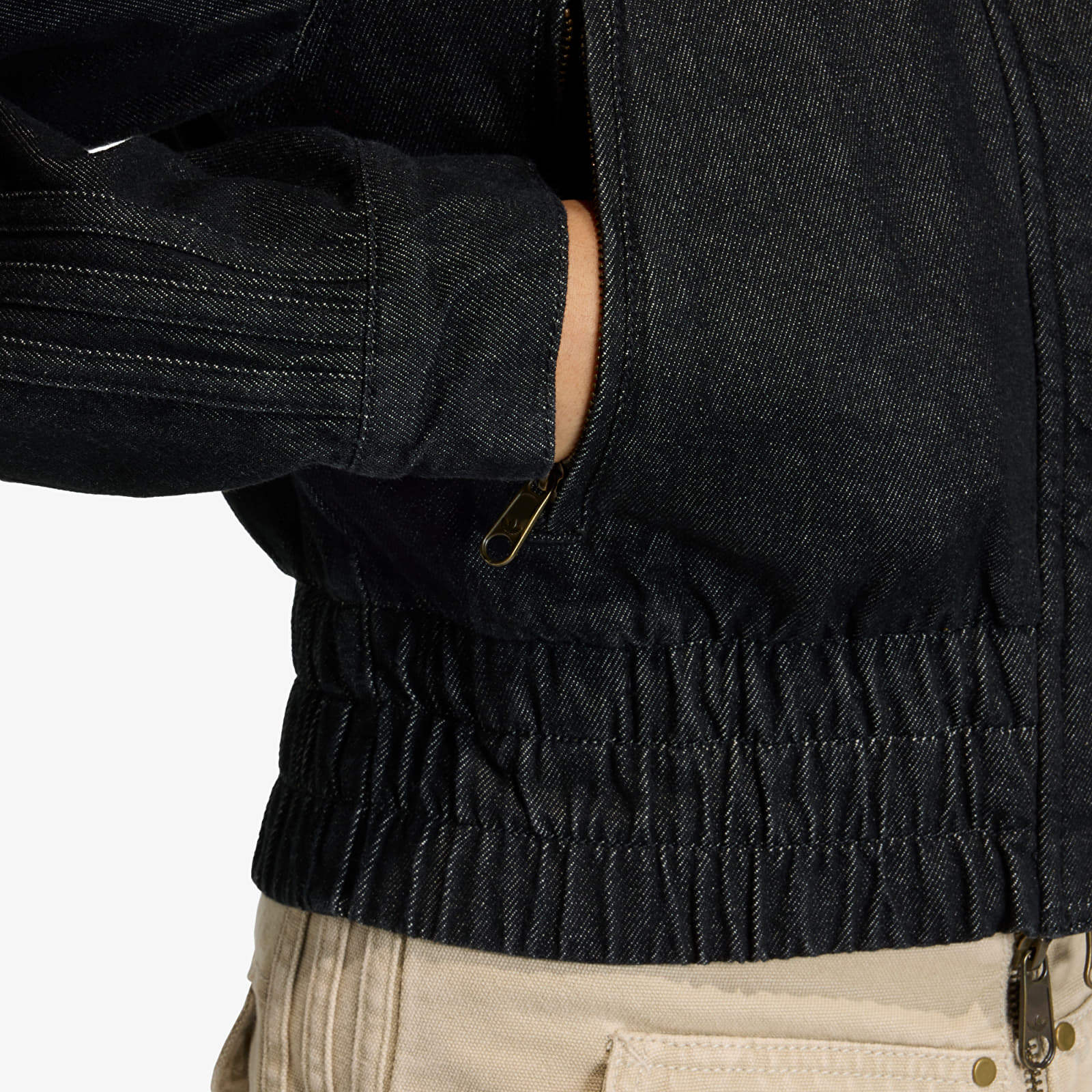 Jachete pentru femei adidas Denim Tracktop True Black Denim