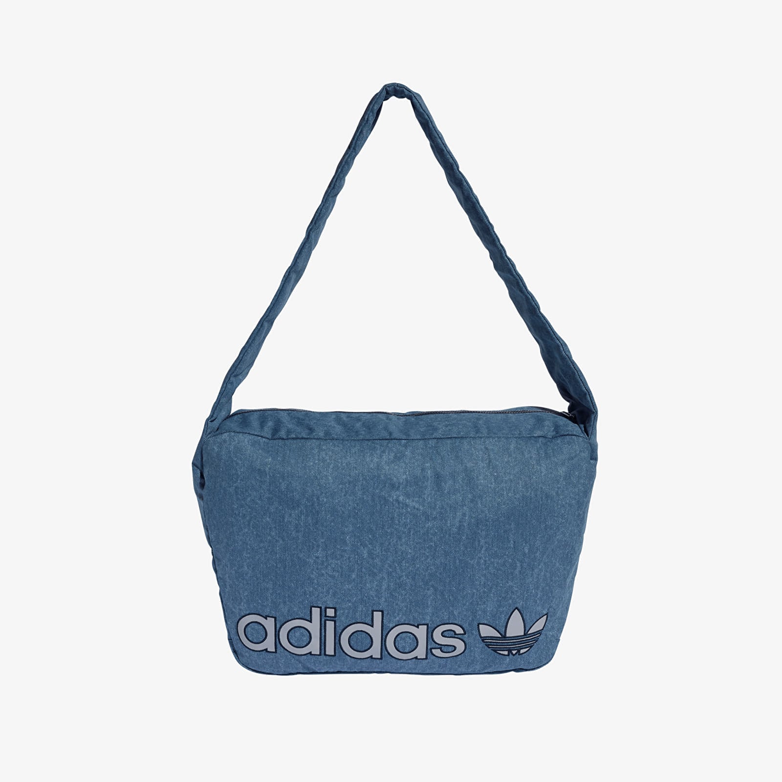 Men's Shoulder Bags adidas Shopper Washed Effect Bag Light Denim