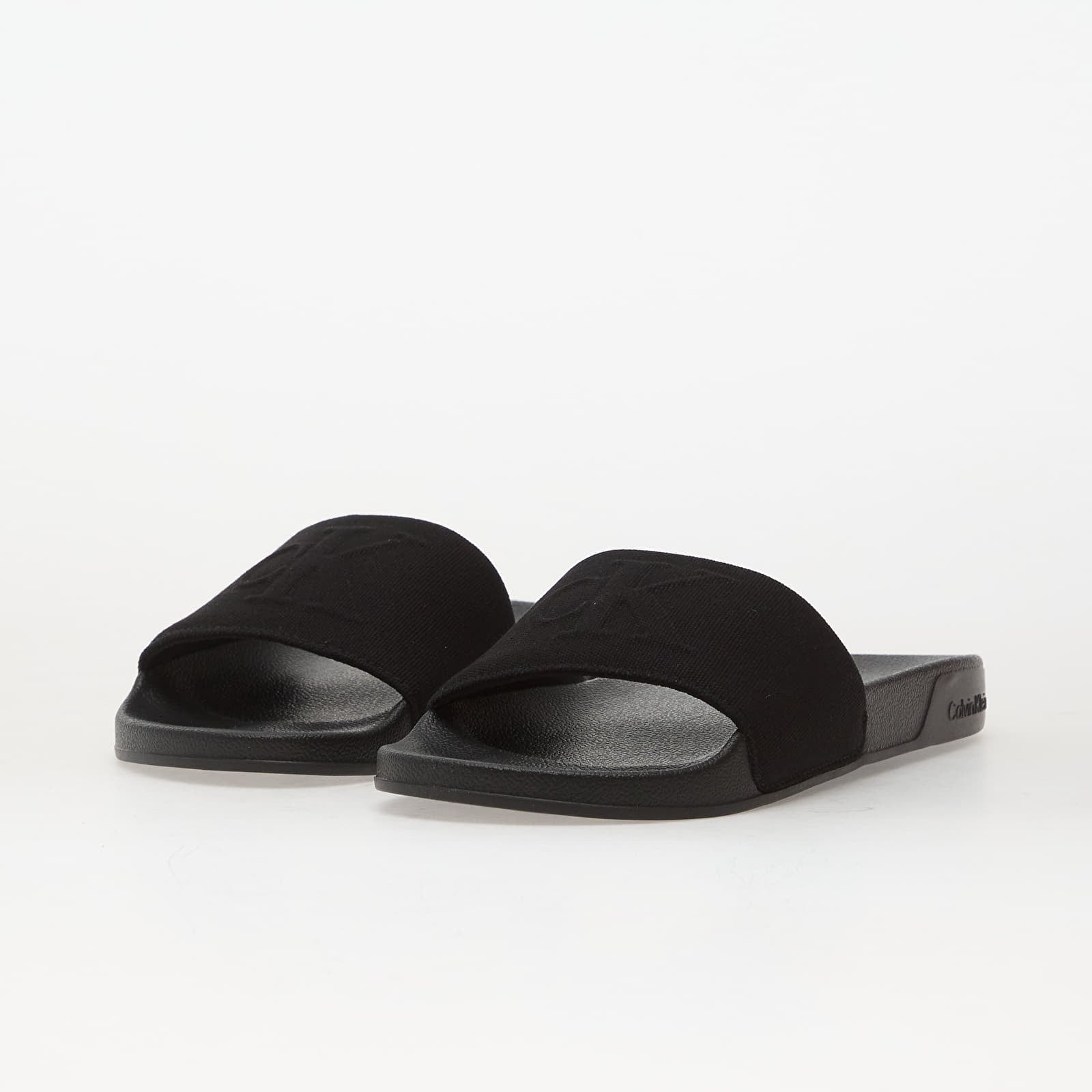 Men's slippers Calvin Klein Ess Slide Hf Monogram Black