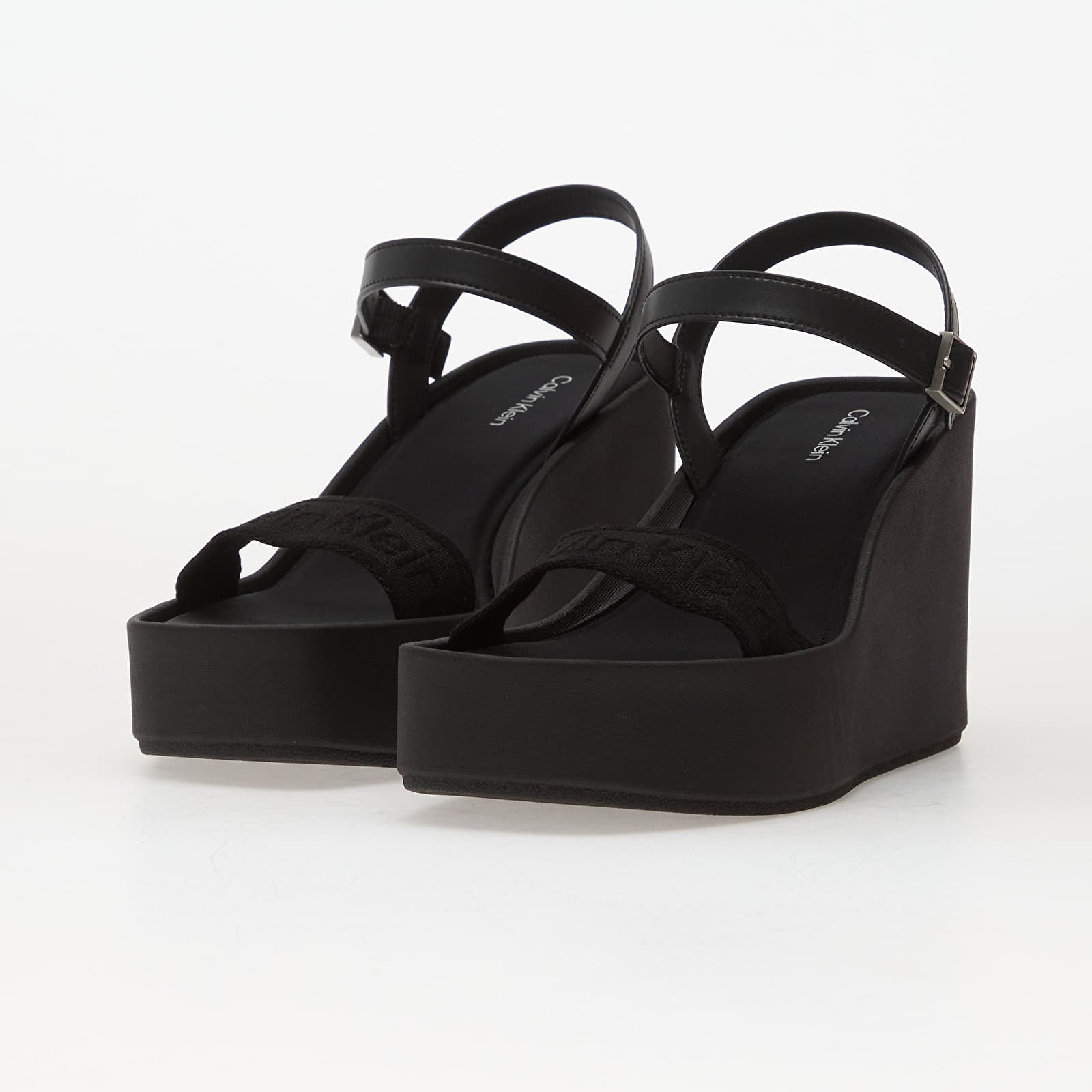 Women´s sandals Calvin Klein Wedge 70 Sandal Webbin Black