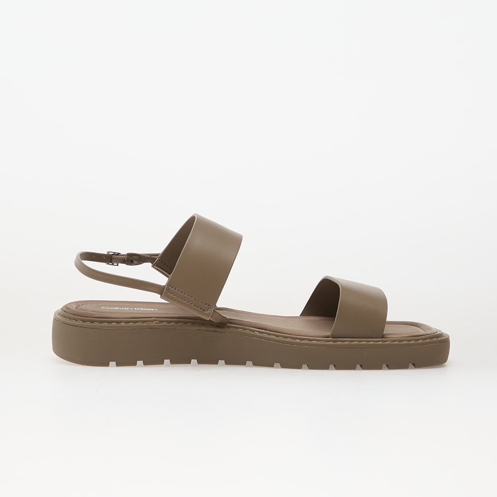 Women´s sandals Calvin Klein Sq Molded Sandal Slide Gray