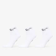 Karl Kani Signature Ankle Socks 3-Pack White