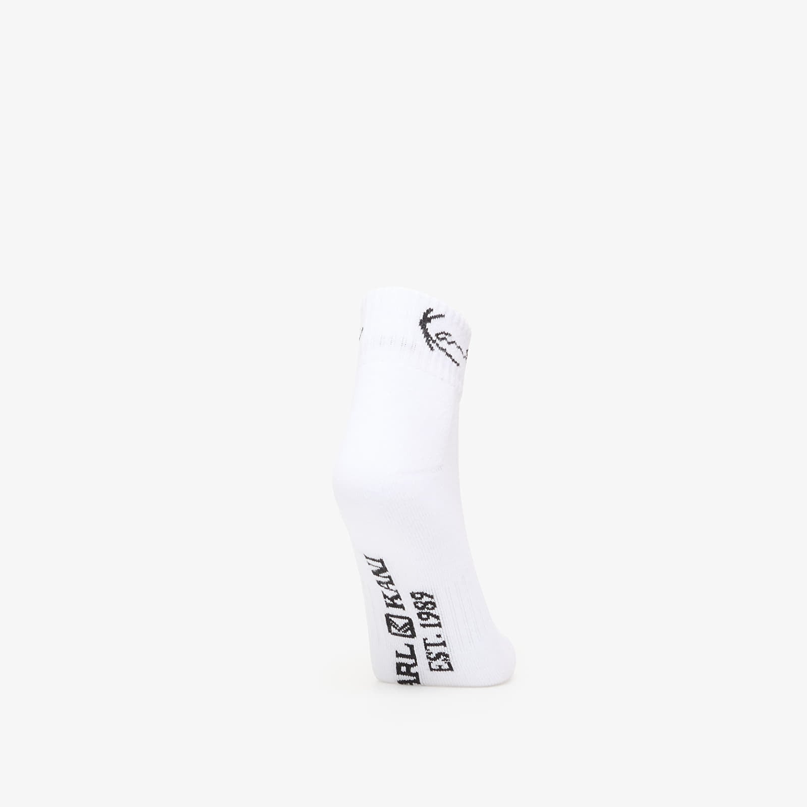 Čarape Karl Kani Signature Ankle Socks 3-Pack White