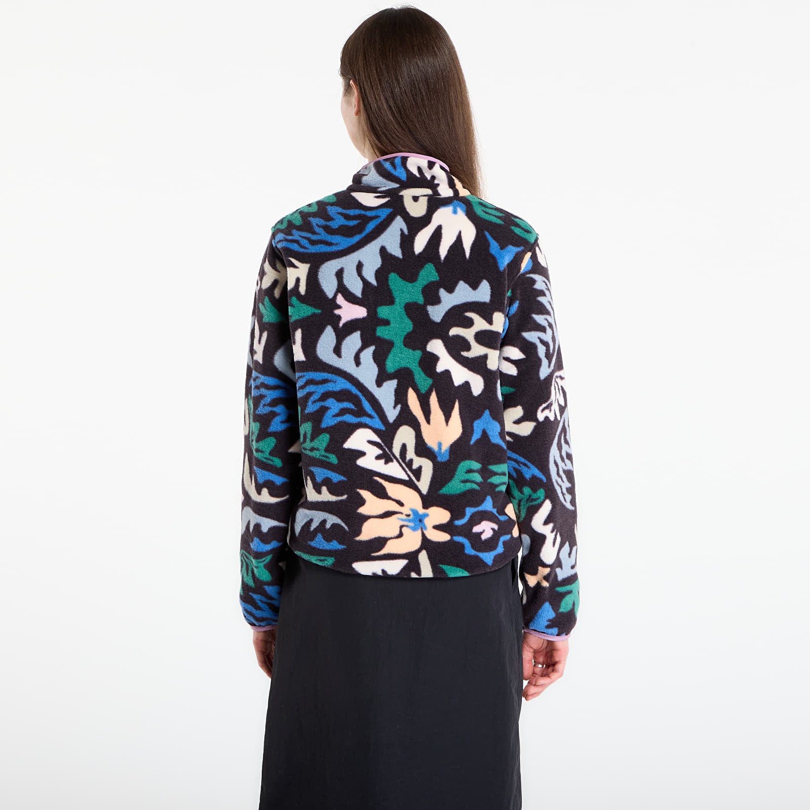 Women's Sweatshirts Patagonia W's Lightweight Synchilla® Snap-T® Fleece Pullover Kaleido Black