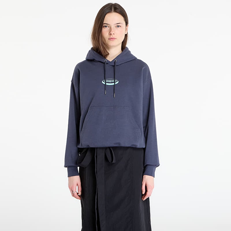 Hoodica Patagonia W's '95 Oval Logo Daily Hoody Smolder Blue/ Moon Tripper