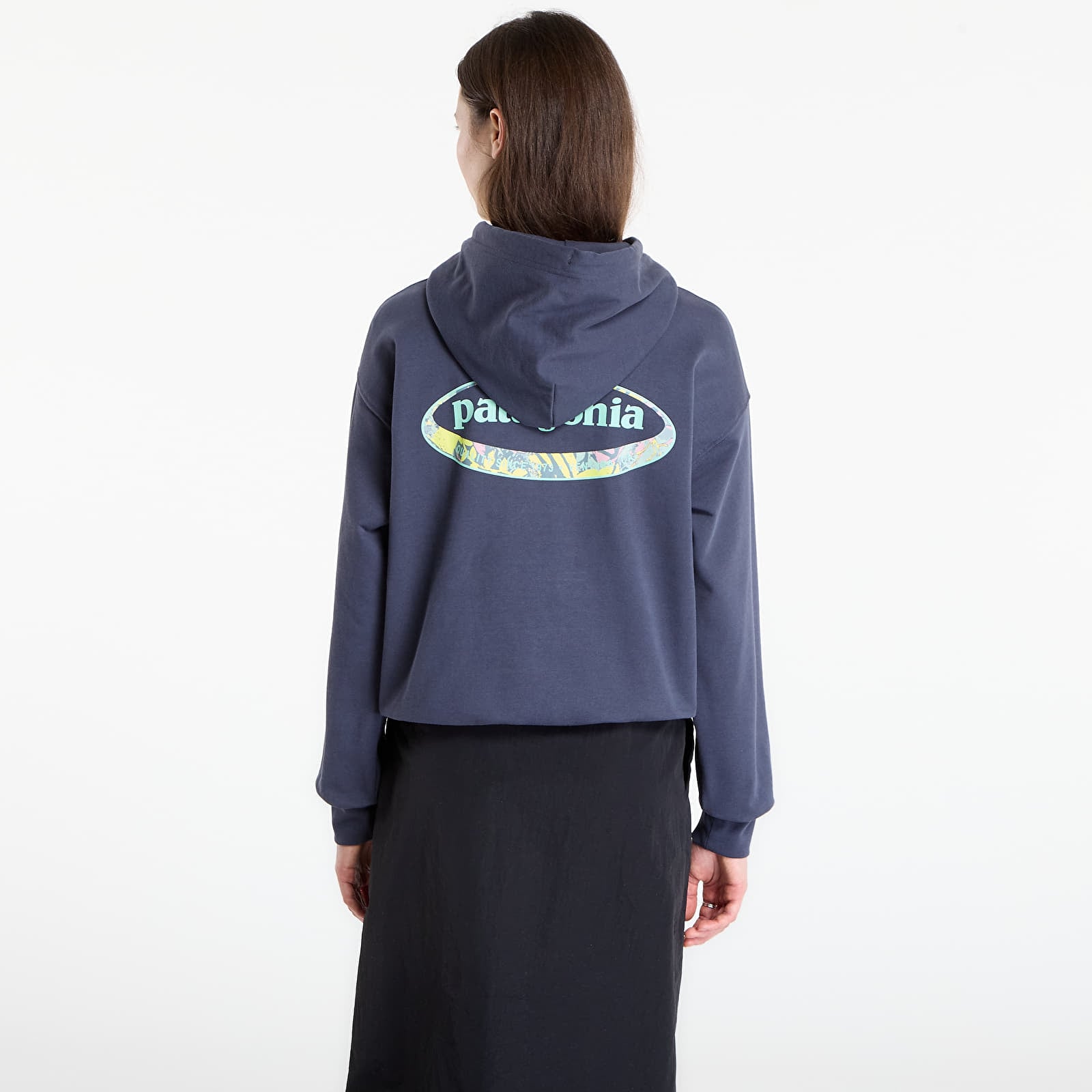 Hoodies and sweatshirts  Patagonia W's '95 Oval Logo Daily Hoody Smolder Blue/ Moon Tripper