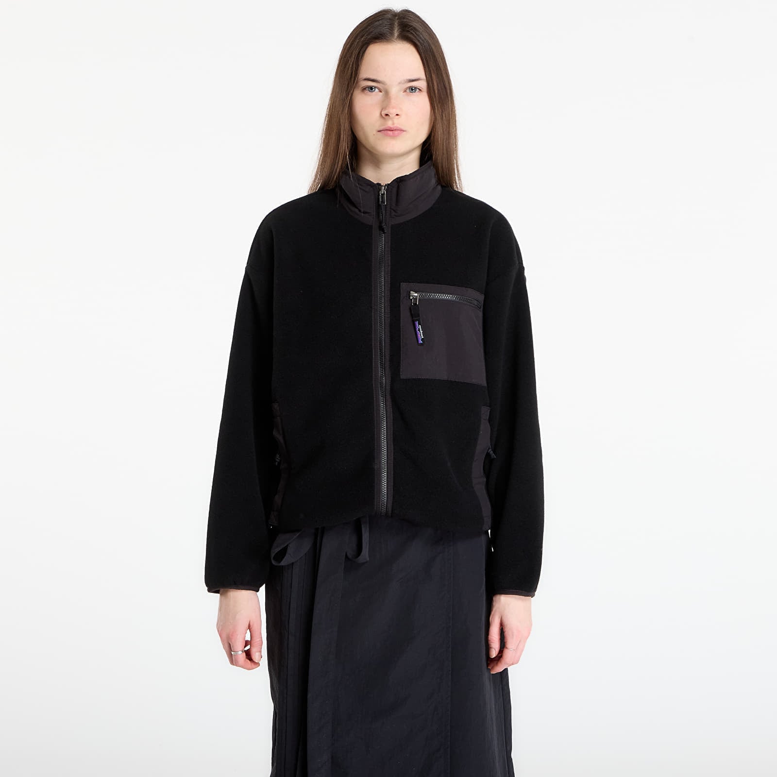 Jacket Patagonia W's Synchilla® Fleece Jacket Black Solid S