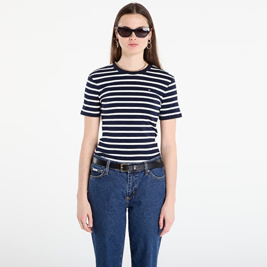 T-shirt Tommy Hilfiger Slim Cody C-Nk S/S Tee Breton Stripe Dark Night/ Ecru