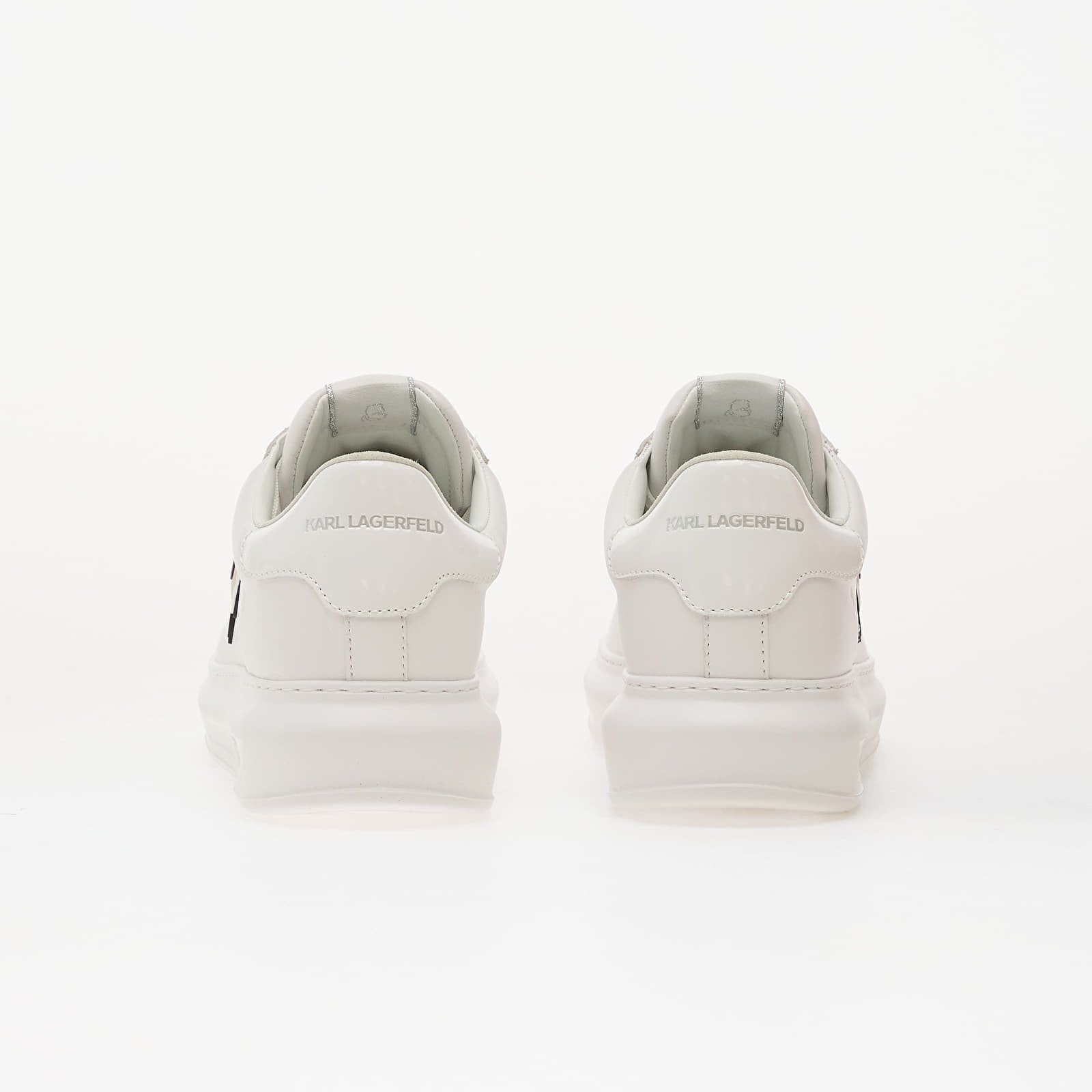 Încălțăminte și sneakerși pentru bărbați Karl Lagerfeld Jeans Kapri Mens Karl Nft Lo Lace White Lthr/ Mono