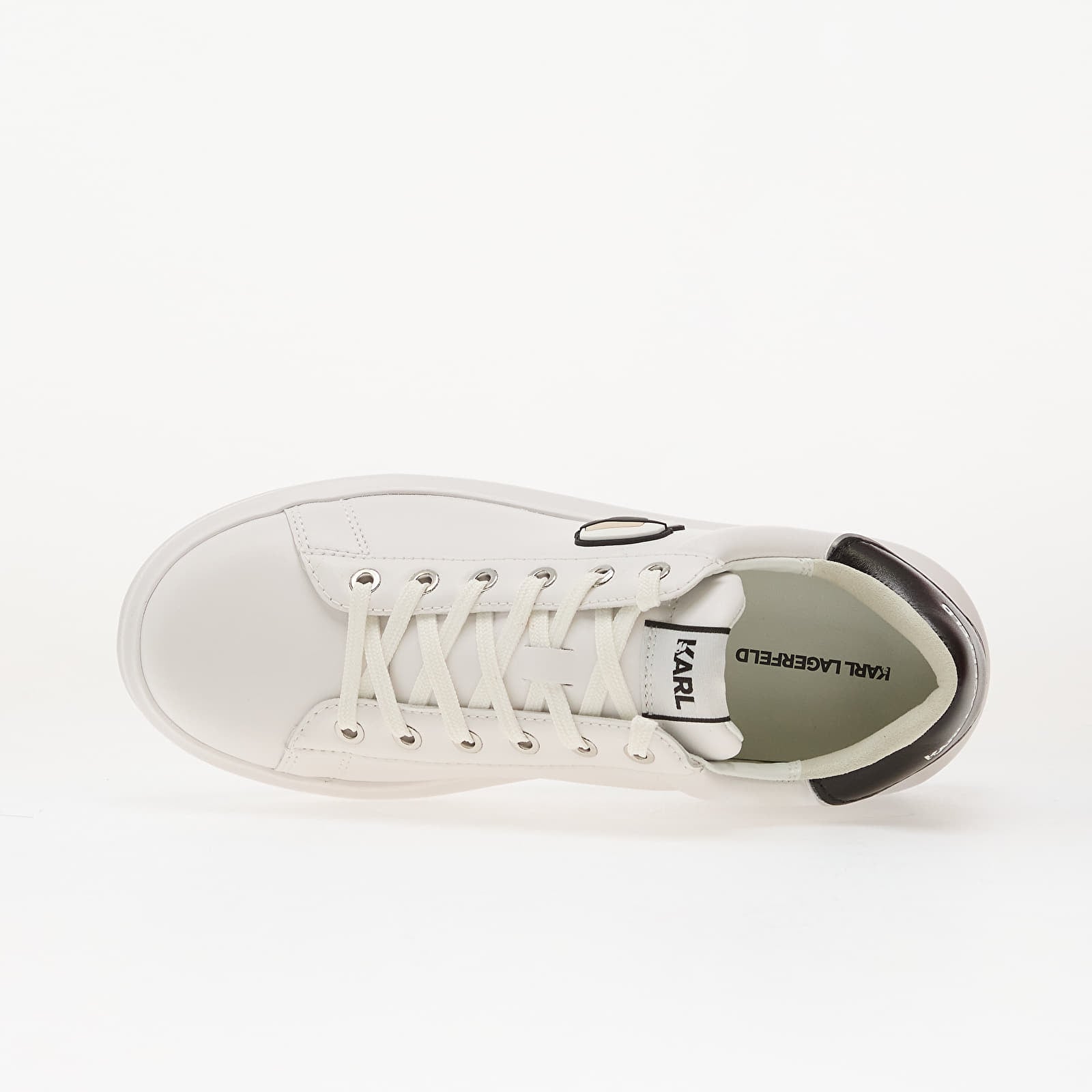 Men's sneakers and shoes Karl Lagerfeld Jeans Kapri Karl Nft Lo Lace White Lthr