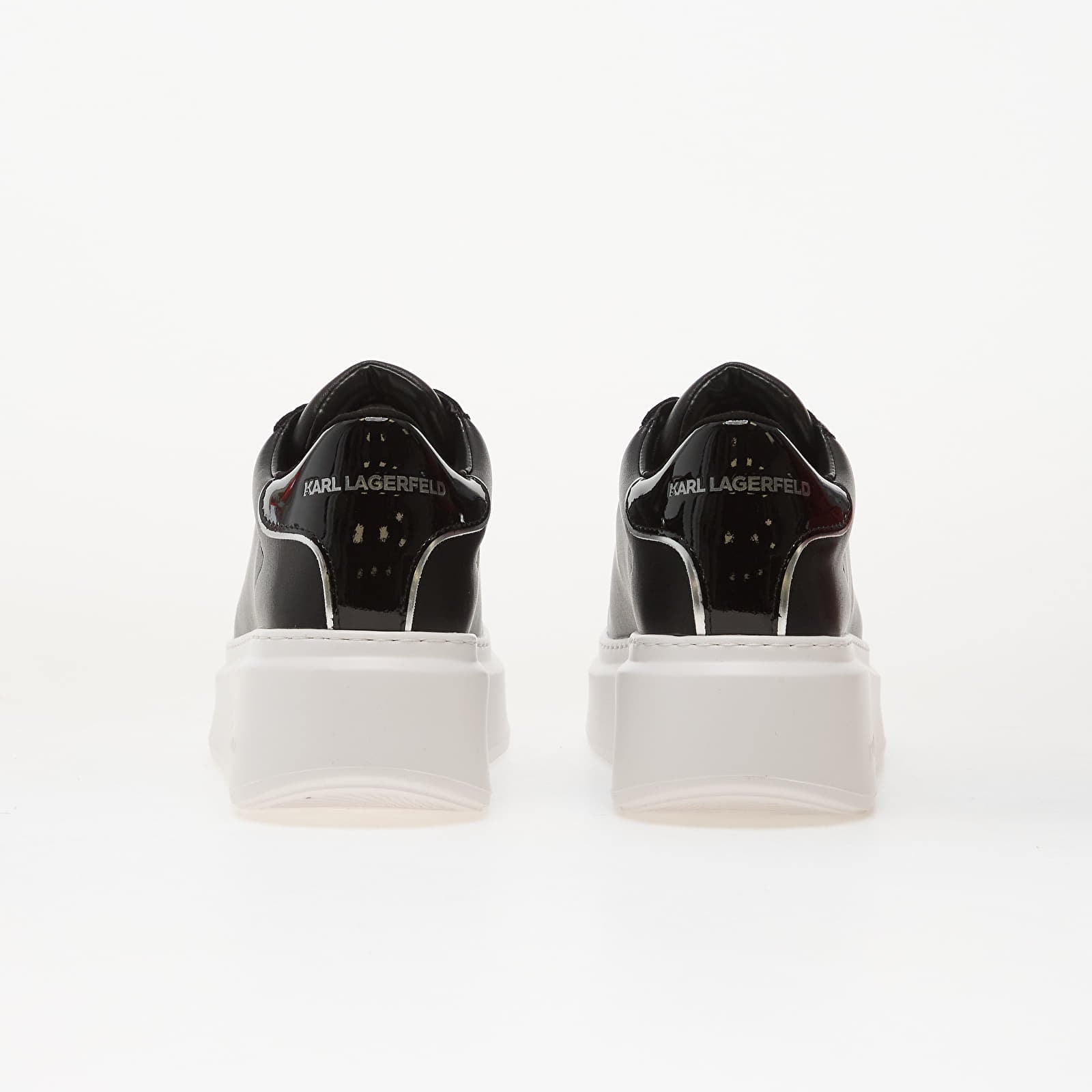 Men's sneakers and shoes Karl Lagerfeld Jeans Anakapri Rhinestone Karl Trim Black Lthr w/ Silver