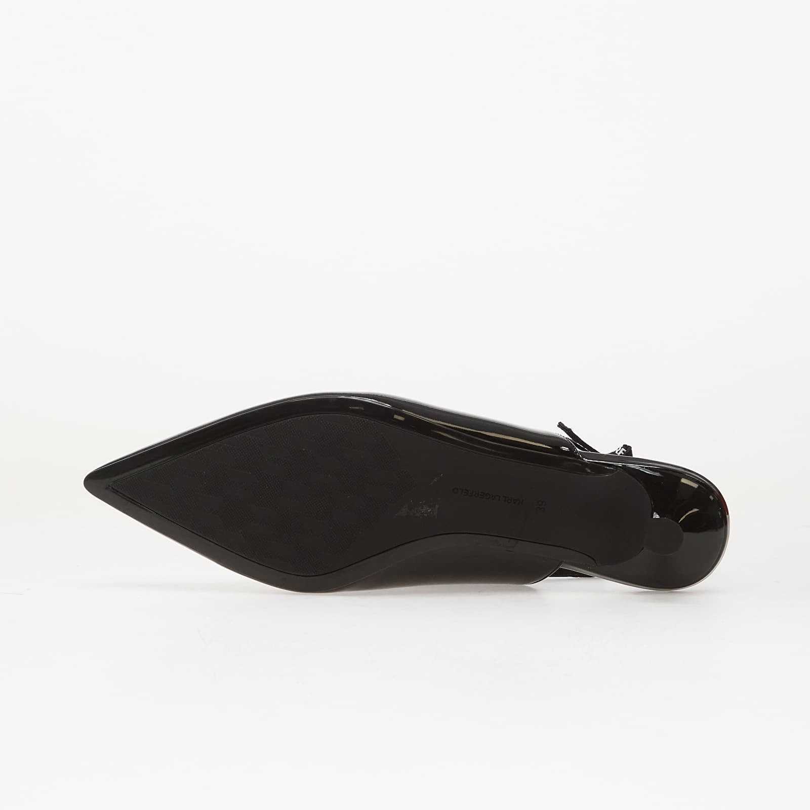 Men's sneakers and shoes Karl Lagerfeld Jeans Pasha Ribbon Sling Black Patent Lthr