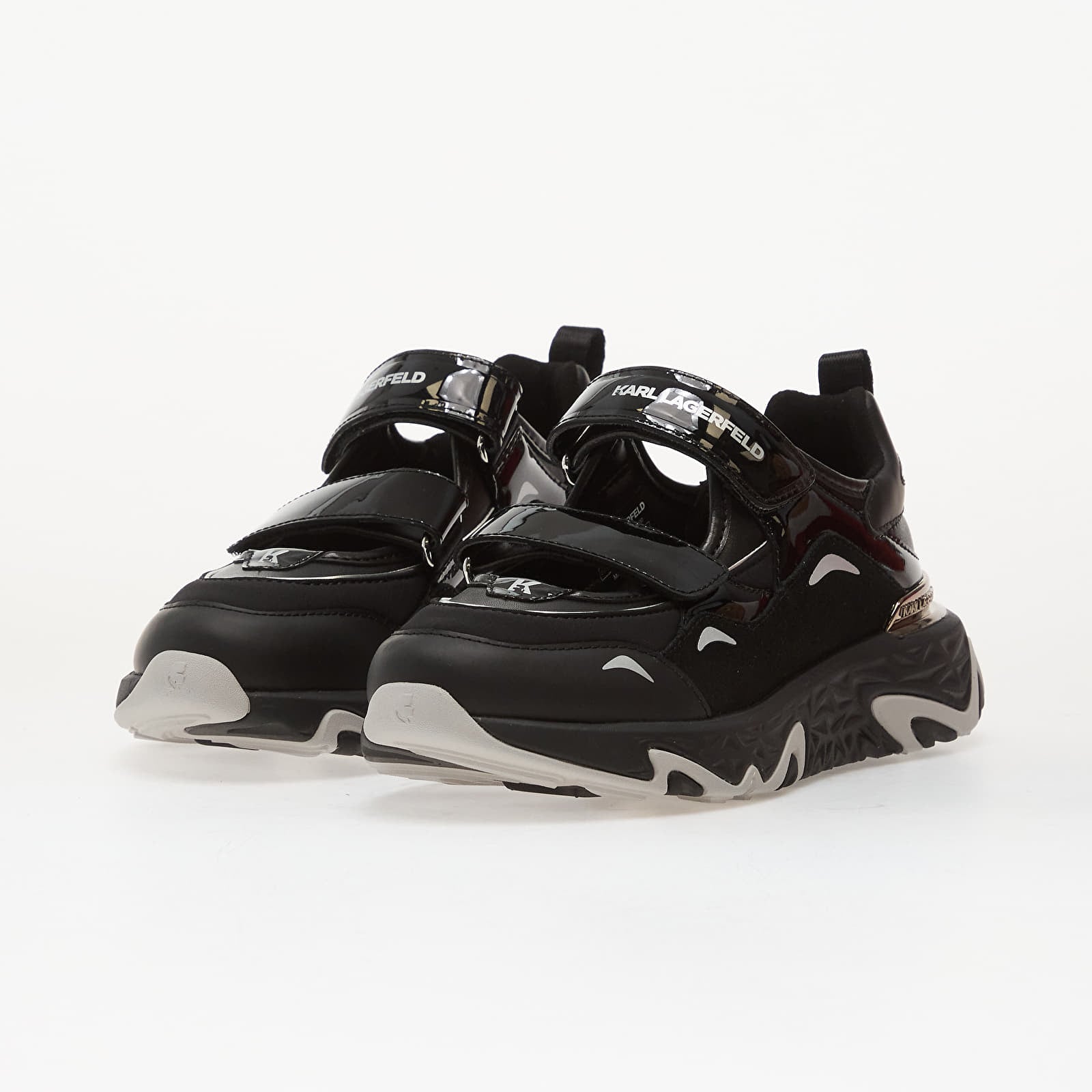 Sneakers och skor för män Karl Lagerfeld Jeans Blaze Firefly Black Lthr & Textile