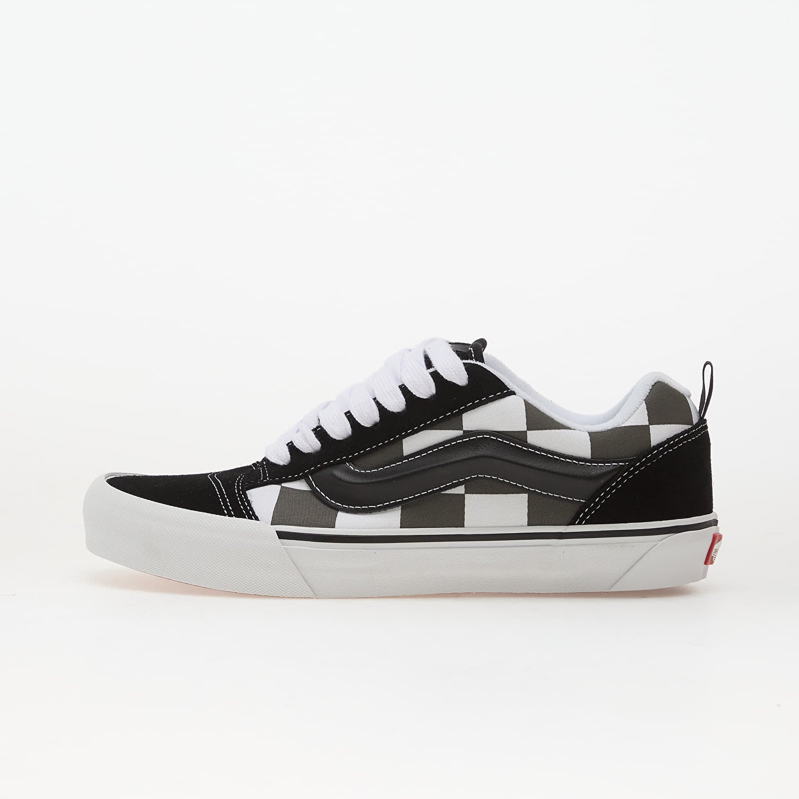 Turnschuhe und Schuhe für Männer Vans Knu Skool Mega Check Gray Black