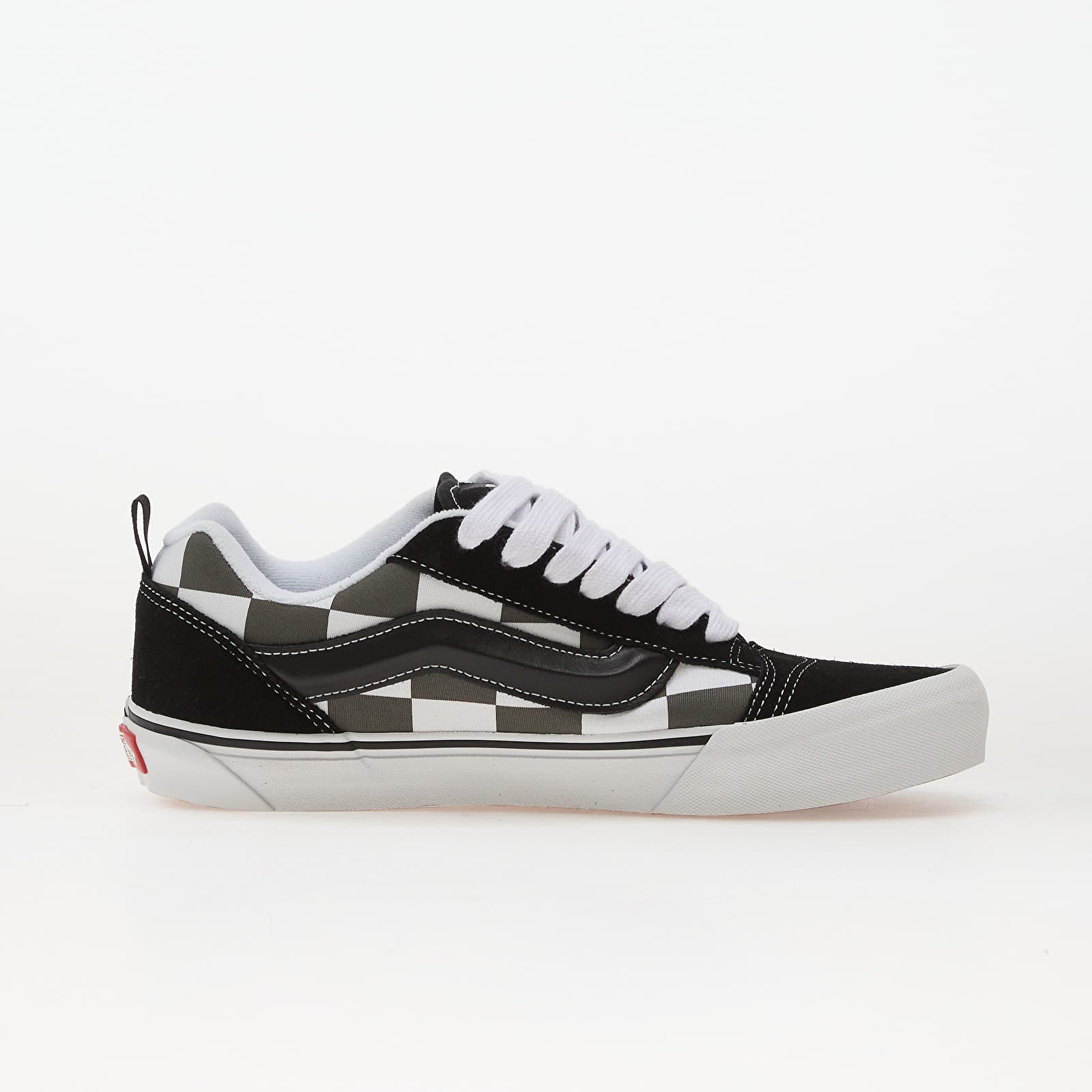 Turnschuhe und Schuhe für Männer Vans Knu Skool Mega Check Gray Black