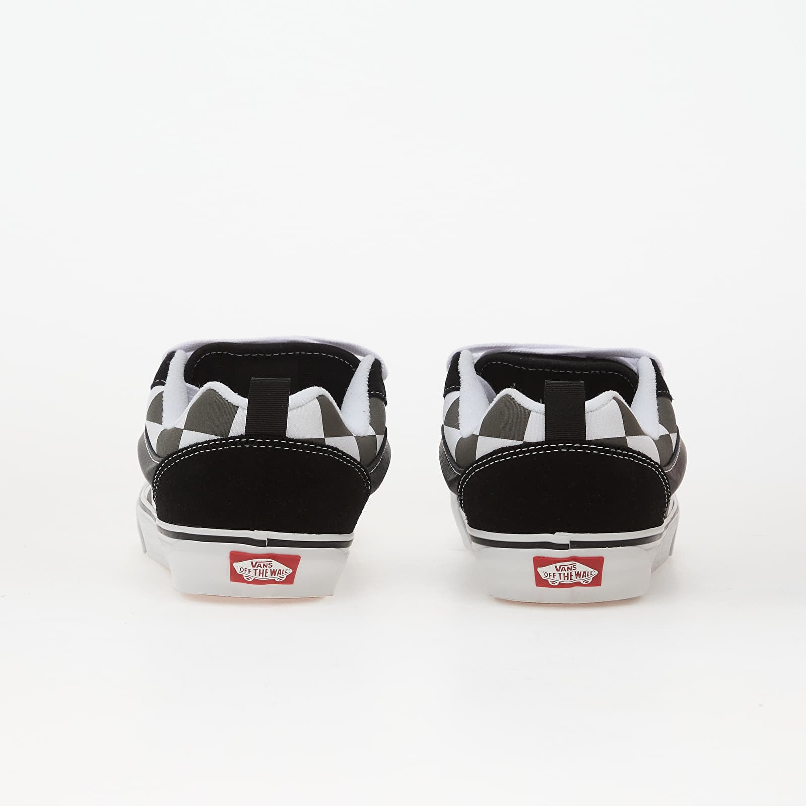 Turnschuhe und Schuhe für Männer Vans Knu Skool Mega Check Gray Black