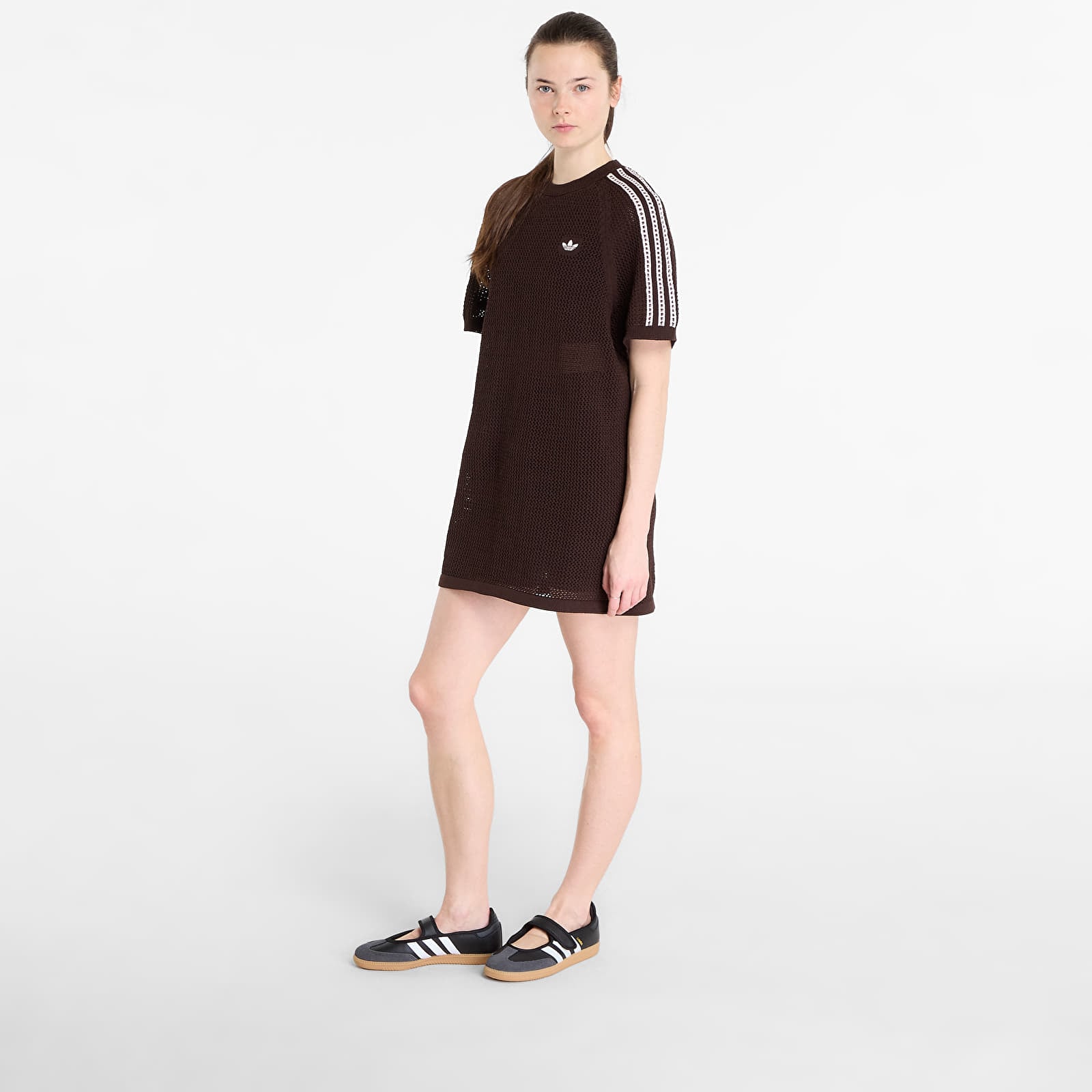 Abiti da donna adidas Crochet Dress Auco