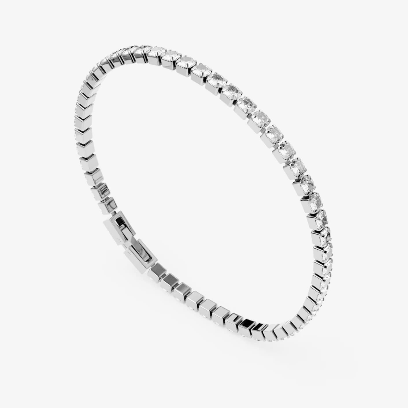 Гривна FURIOSA® Tennis Bracelet - 17 cm Silver Universal
