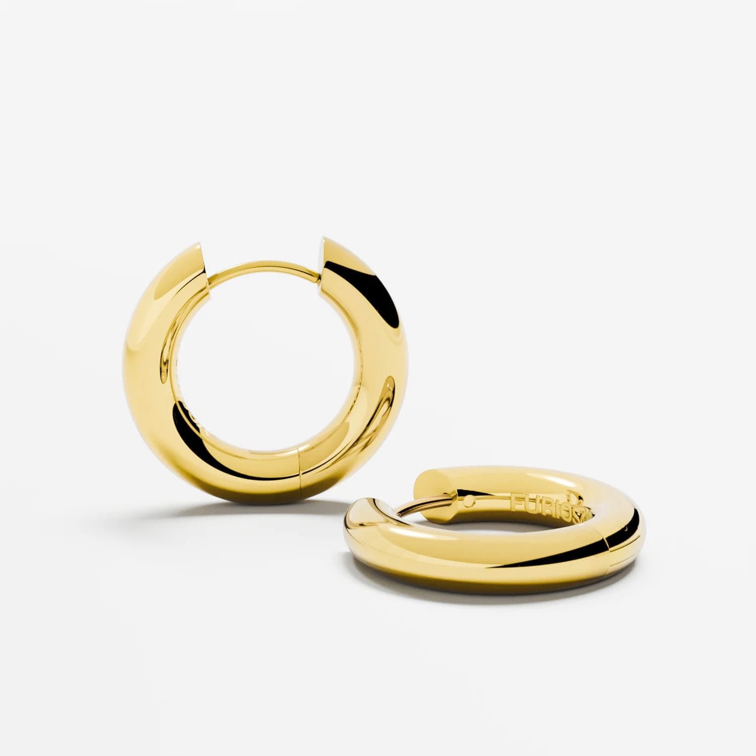 Обеци FURIOSA® Small Hoop Earrings Gold Universal