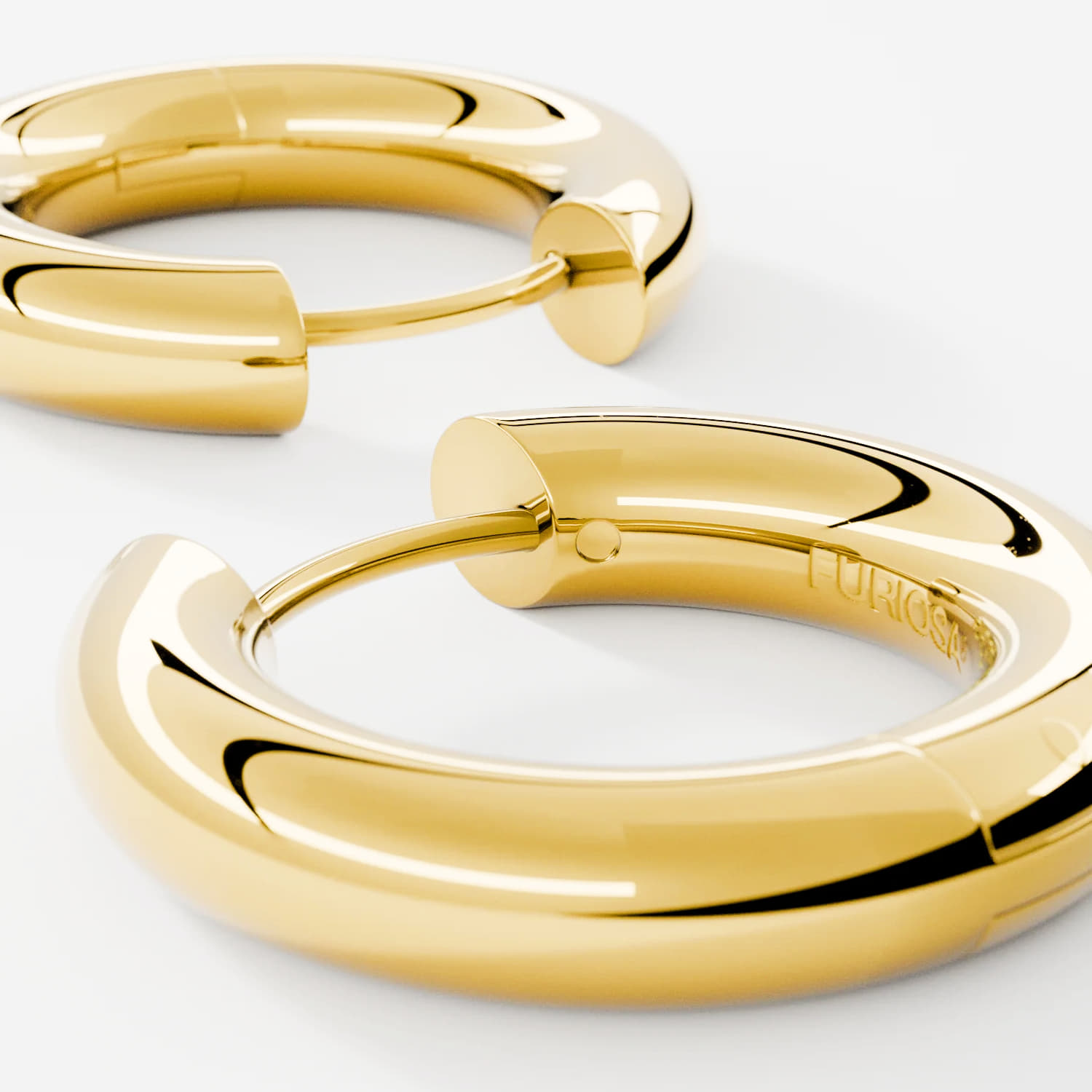 Ohrringe FURIOSA® Small Hoop Earrings Gold