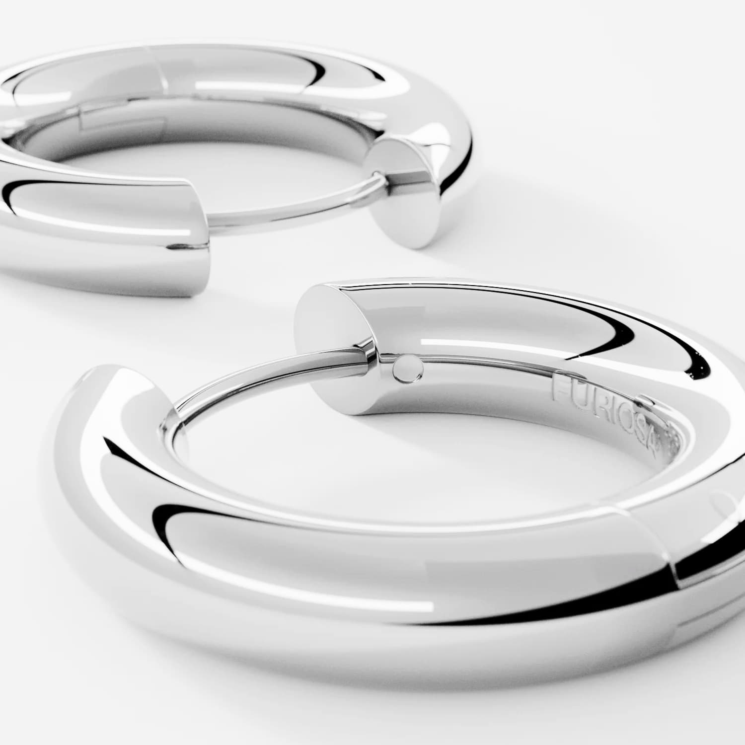 Ohrringe FURIOSA® Small Hoop Earrings Silver