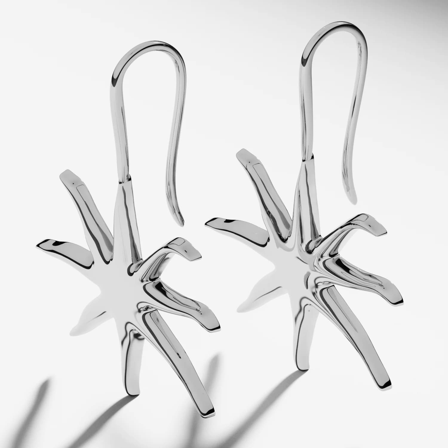 Naušnica FURIOSA® Starfish Earrings Silver