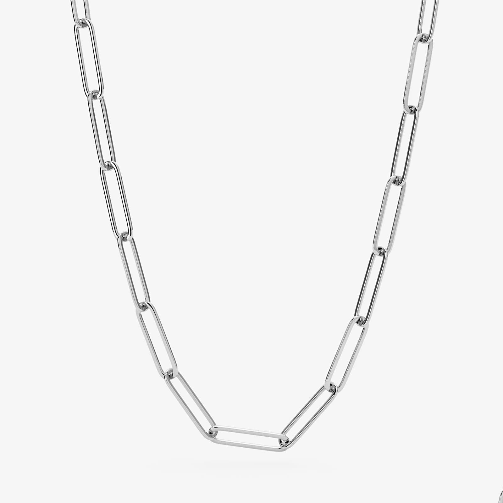 Necklace FURIOSA® Paperclip Fire Chain - 40+5 cm Silver