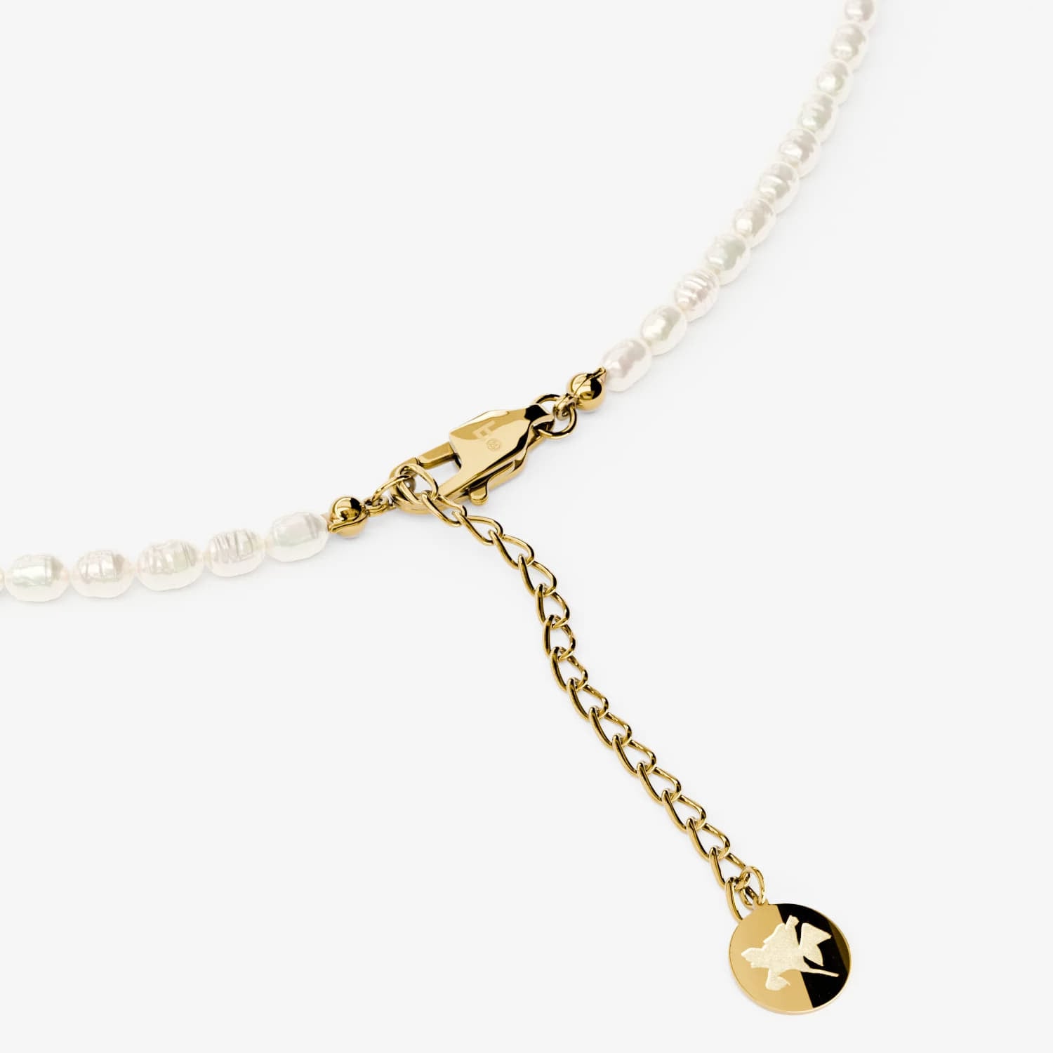 Necklace FURIOSA® Pearl Siren Necklace - 39+5 cm Gold