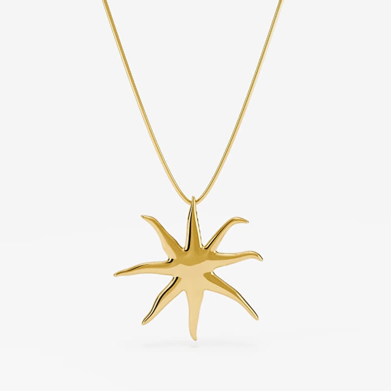 FURIOSA® Starfish Necklace - 45+5 cm Gold