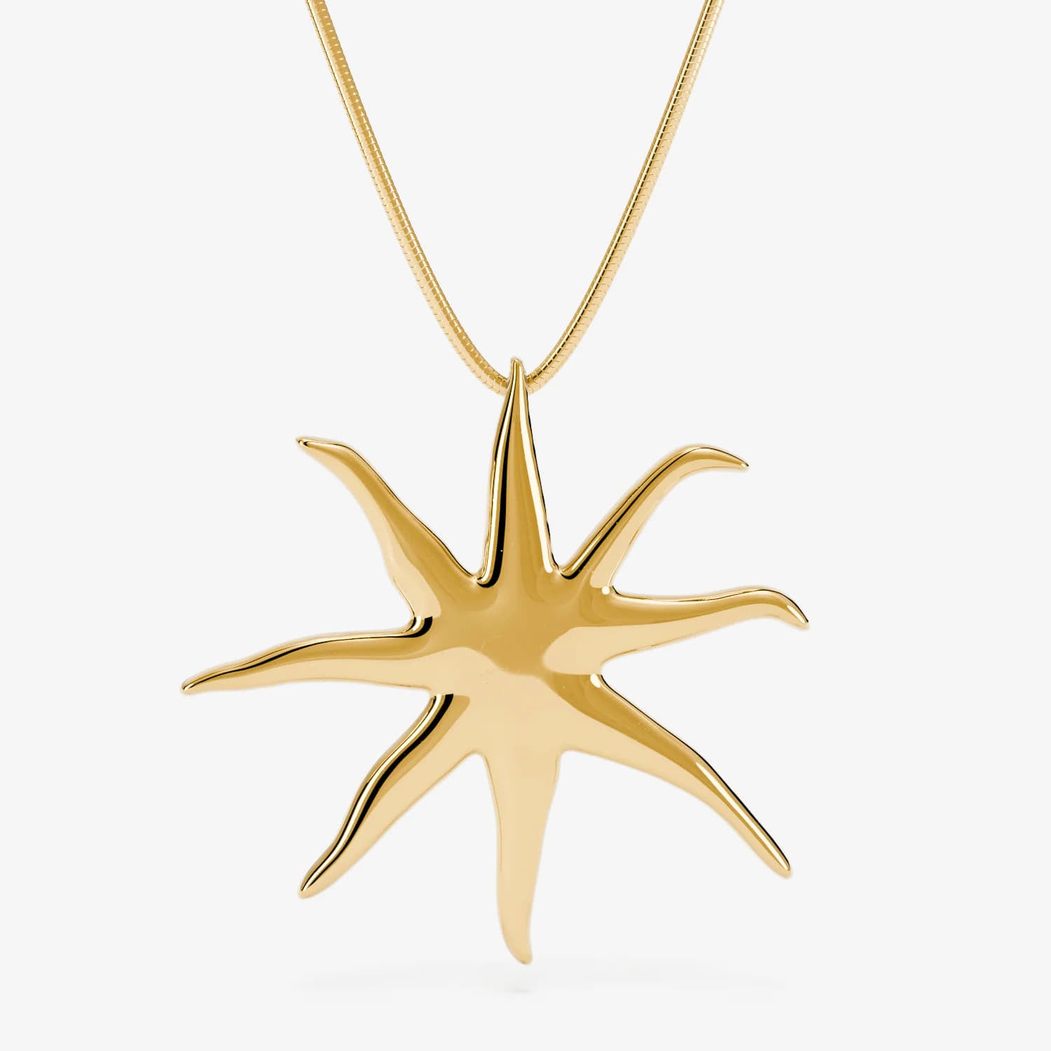 Necklace FURIOSA® Starfish Necklace - 45+5 cm Gold