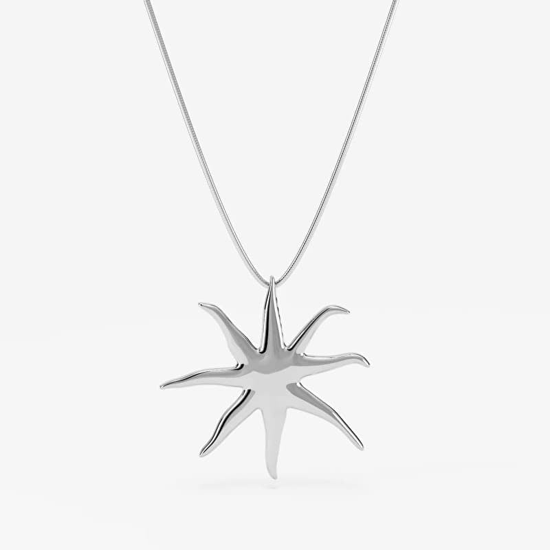 FURIOSA® Starfish Necklace - 45+5 cm Silver