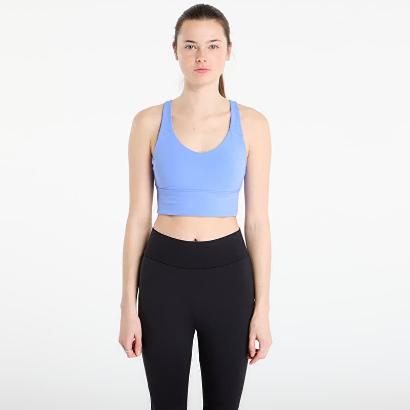 Bra adidas 3 Stripes Studio All Me Light Support Bra Blue Fusion